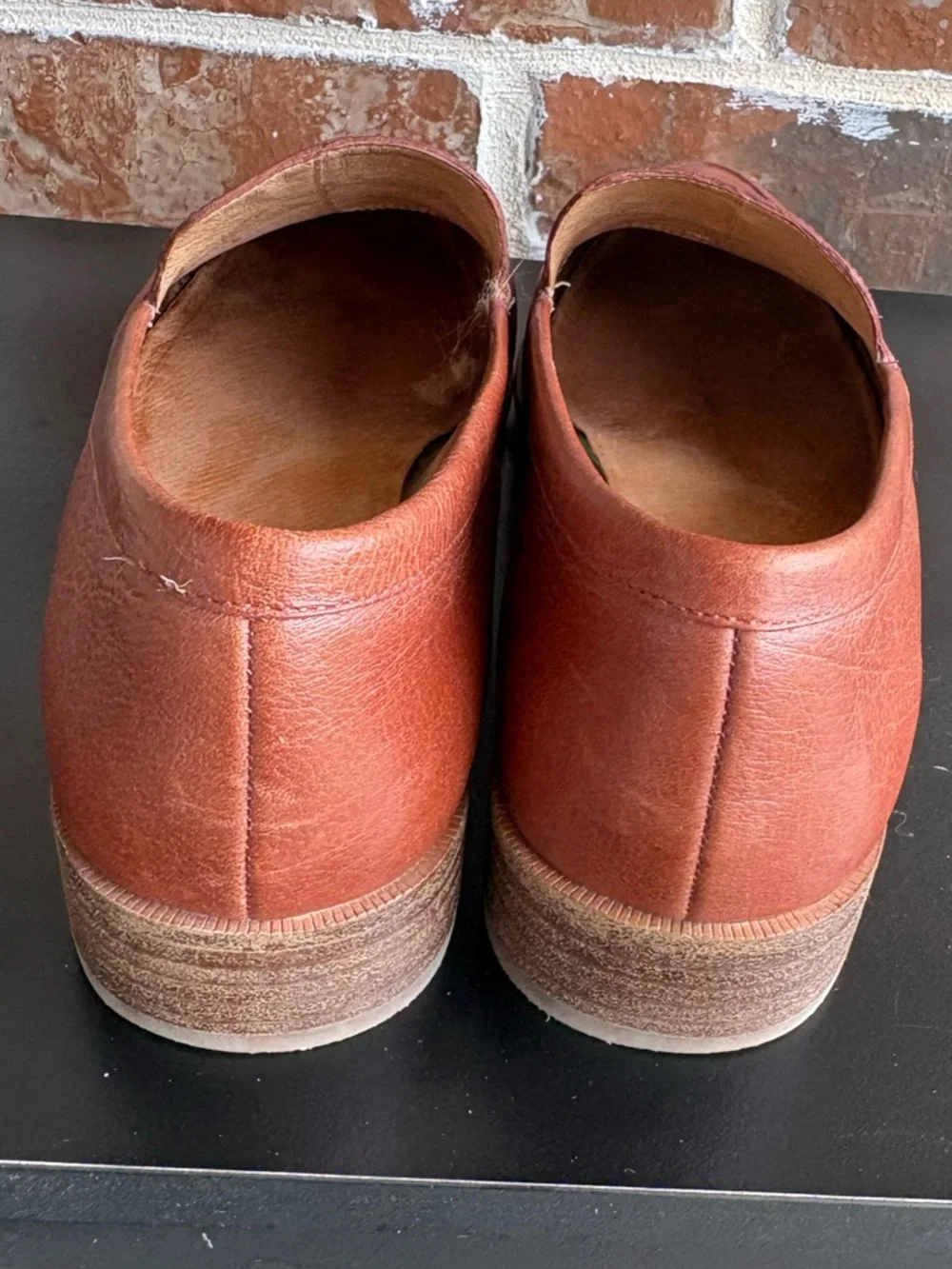Madewell The Frances Loafers Burnished Mahogany Leather Size 10